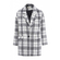 Women's checked wool jacket