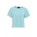 Women's short sleeve top in aqua