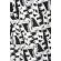 Women's shorts in black & white print