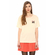 Pepaloves women's chest pocket t-shirt in cream