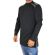 Men's longline sweatshirt Humanism black with leather-look details