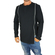 Men's longline sweatshirt Humanism black with zips