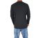 Men's longline sweatshirt Humanism black with zips