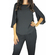 Women's batwing sleeved top in black