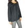 Women's collarless shirt Joyce black