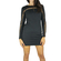 Cut out bodycon mini dress in black