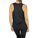 Women's racerback top with draped front layer