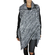 Women's fluffy cardigan Carmen black-grey