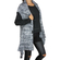 Women's fluffy cardigan Carmen black-grey