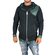 Men's longline zip hoodie Humanism in black