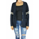 Obey women's cardigan Washburn navy