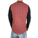 Humanism men's longline plaid back tee