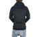 Humanism men's longline zip hoodie in black