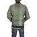 Humor double-face Bomber jacket olive-black