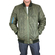 Humor double-face Bomber jacket olive-black