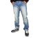 Humor men's faded jeans Jalle with abrasions