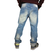 Humor men's faded jeans Jalle with abrasions