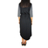 Tag asymmetrical dress two tones black-grey