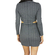 Tag Alexa long sleeved cut-out dress charcoal