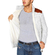 Men's lined knit jacket in white marl