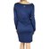 Smash long sleeve dress Ignacia blue