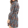 Baroque print shirt dress