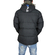 Men's padded jacket black with hood