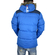 Men's padded jacket blue with hood