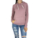 Obey women's hood sweatshirt Remember yourself burgundy marl