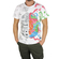 Smartness lab men's t-shirt Brain print