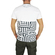 Smartness lab men's t-shirt Salutations print