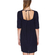 Pepaloves mini dress navy with open back