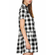 Pepaloves black and white shirt dress