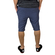 Anerkjendt men's chino shorts Olle indigo blue