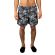 Anerkjendt men's swim shorts Mauritius grey with print