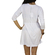 Rhythm long sleeved mini dress My white