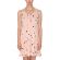 Pepaloves sleeveless mini dress pink with print