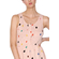 Pepaloves sleeveless mini dress pink with print