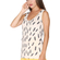 Pepaloves sleeveless top cream with print