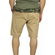 Men's chino shorts camel with small dots