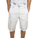 Men's cargo shorts white