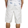 Men's cargo shorts white