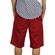 Men's chino shorts dark red