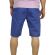 Men's chino shorts blue with small dots