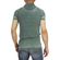 Men's polo shirt stone washed green