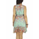 Migle + me sleeveless floral dress mint with print