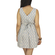 Migle + me sleeveless pleated dress white with print