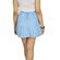 Migle + me pleated mini skirt polka dot sea blue