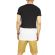 Malavita ανδρικό longline t-shirt μαύρο-λευκό