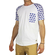 Bigbong longline t-shirt white with polka dot sleeves